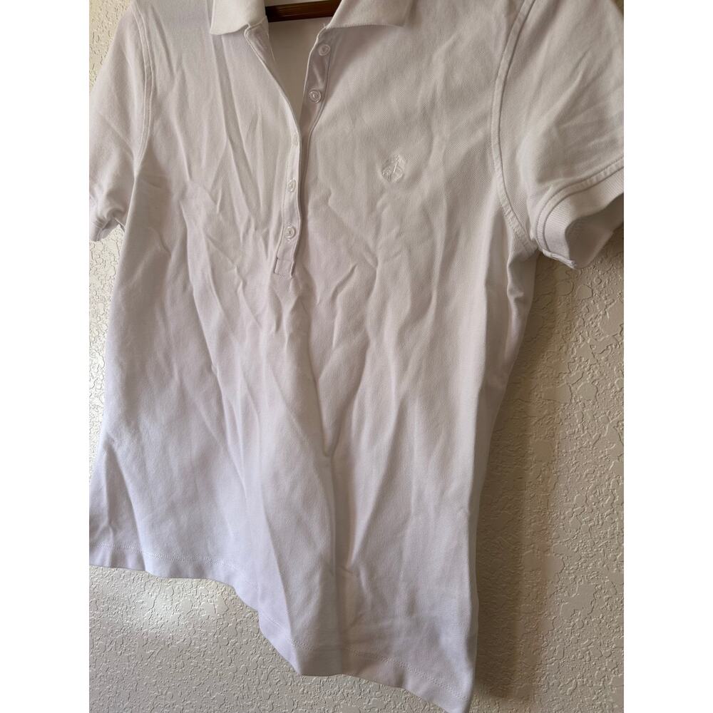 Brooks Brothers supima cotton White Polo Shirt Short Sleeve Collared Tee preppy - Picture 10 of 14